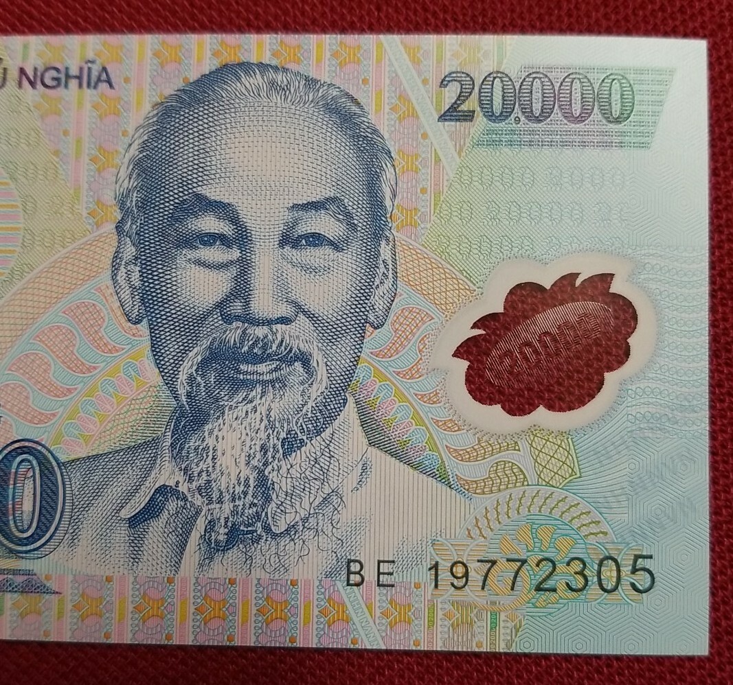 Lot 10 VIETNAM Polymer Plastic Banknote 20000 Dong UNC