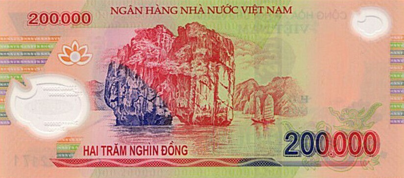 200000 Vietnamese Dong Uncirculated Bank Note for Collectors MINT USA Fast Ship