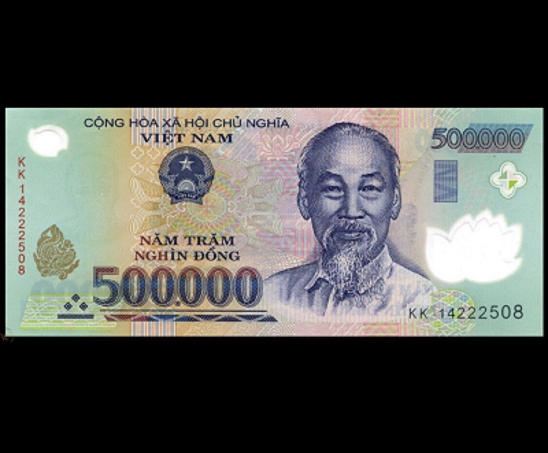 500,000 Vietnamese Dong Polymer Banknote – One CIR 500k