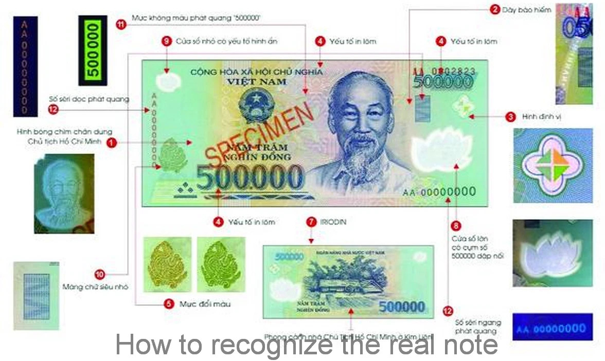 10 MILLION VIETNAMESE DONG 10,000,000 20×500,000 VIETNAM VND GUARANTEE AUTHENTIC