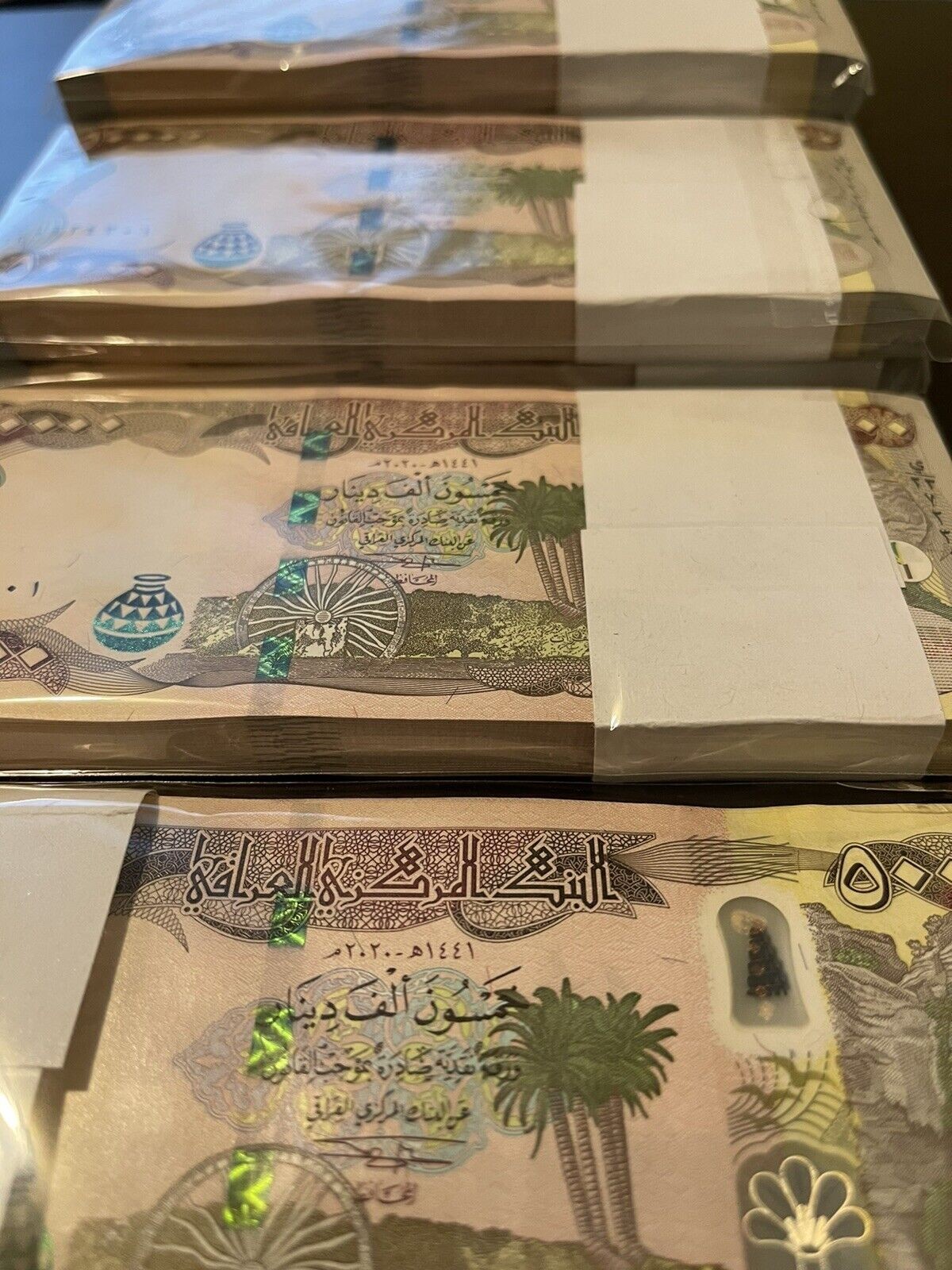 ONE MILLION of IRAQ DINAR – 1,000,000 IQD / 20 x 50,000 – AUTHENTIC IQD CURRENCY