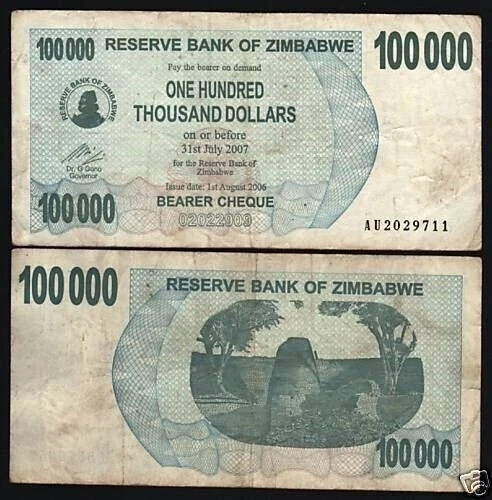 5 Million VIETNAMESE Dong 500,000 X 10 + 100,000 Bill Zimbabwe Dollars FREE !!!