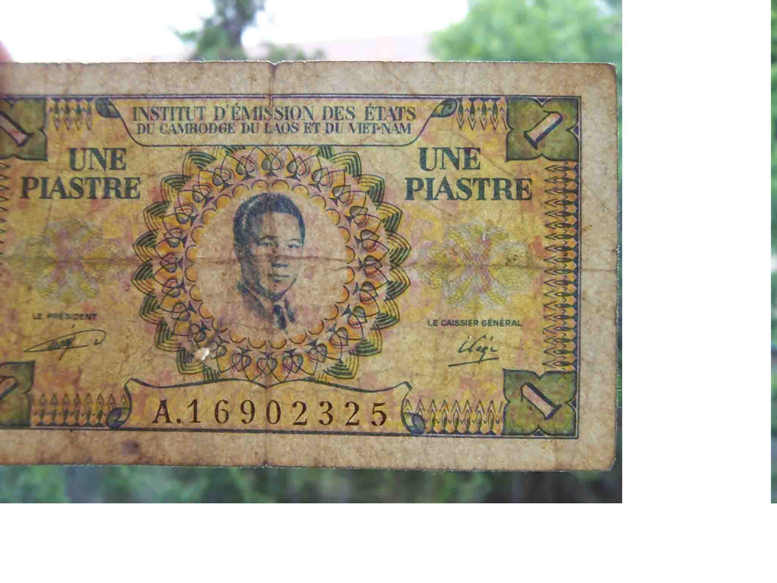 French Indo-China 1953 Viet Nam, 1 Piastre = 1 Dong. Pick-104