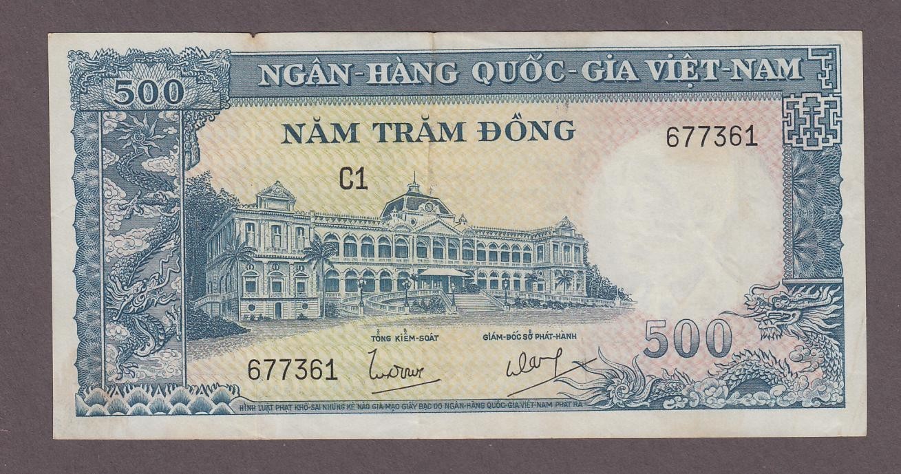 Vietnam South Lot of 3 Banknotes Rare