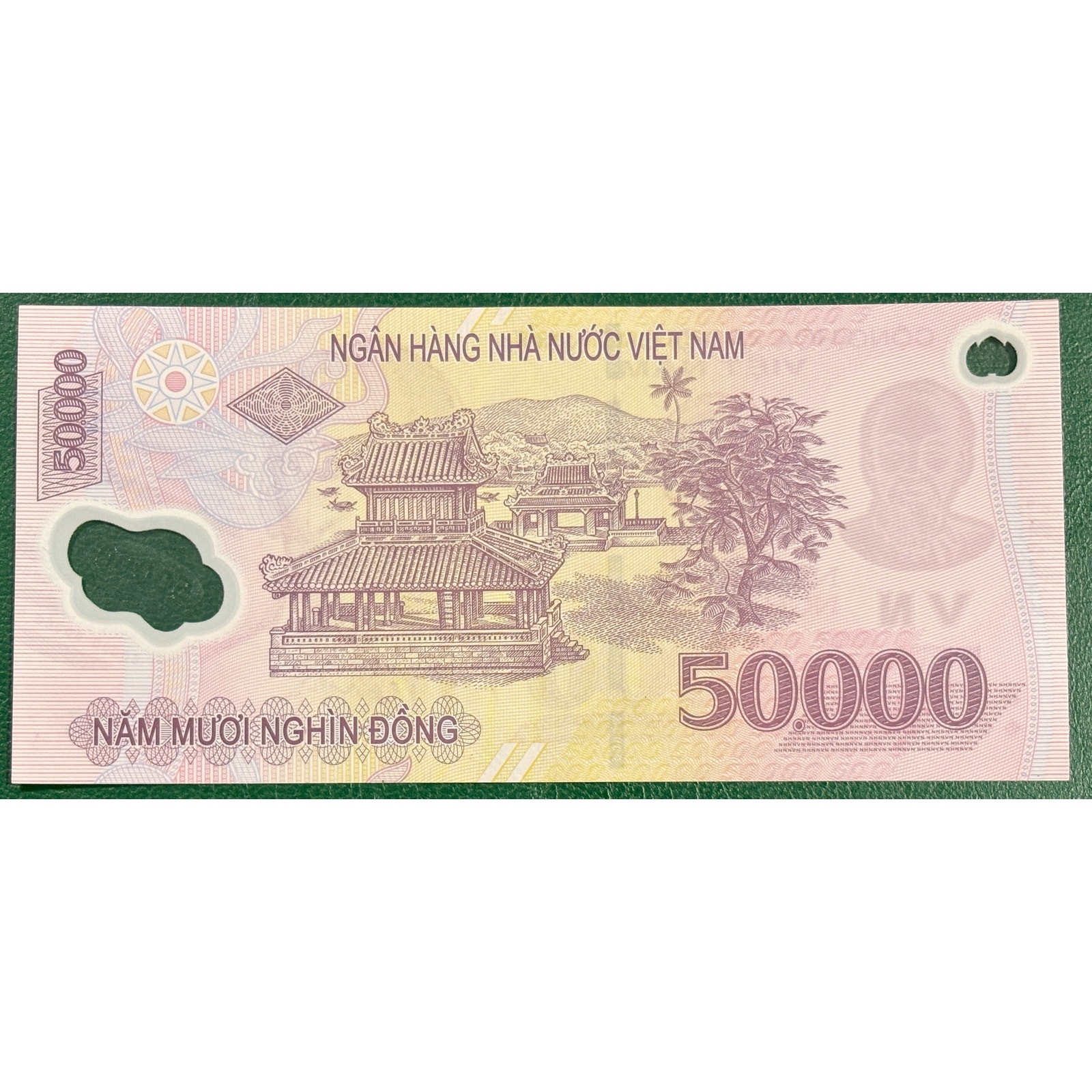 50,000 Vietnam Dong UNC 50K VND Polymer Banknote Genuine 50000 USA Shipper