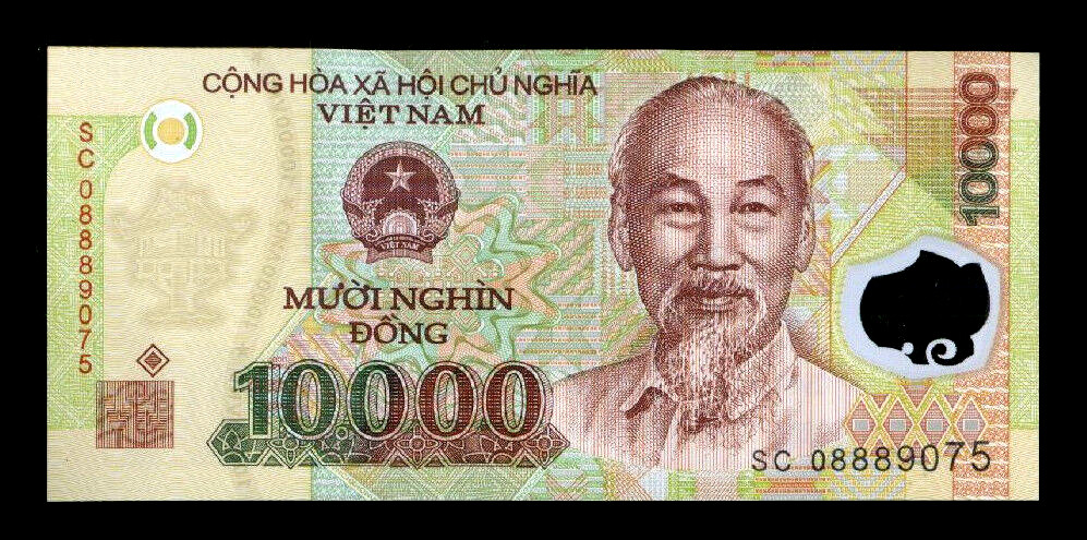Vietnam Dong Collectors Set Of 11Notes 200 Dong to 500,000 Dong Foreign Currency