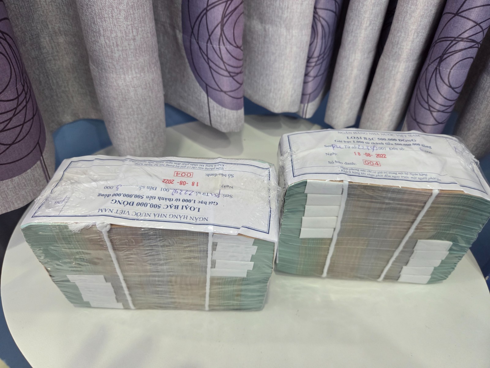 10 MILLION Vietnamese Dong 20 X 500,000 UNCIRCULATED Polymer Notes 500000 VND