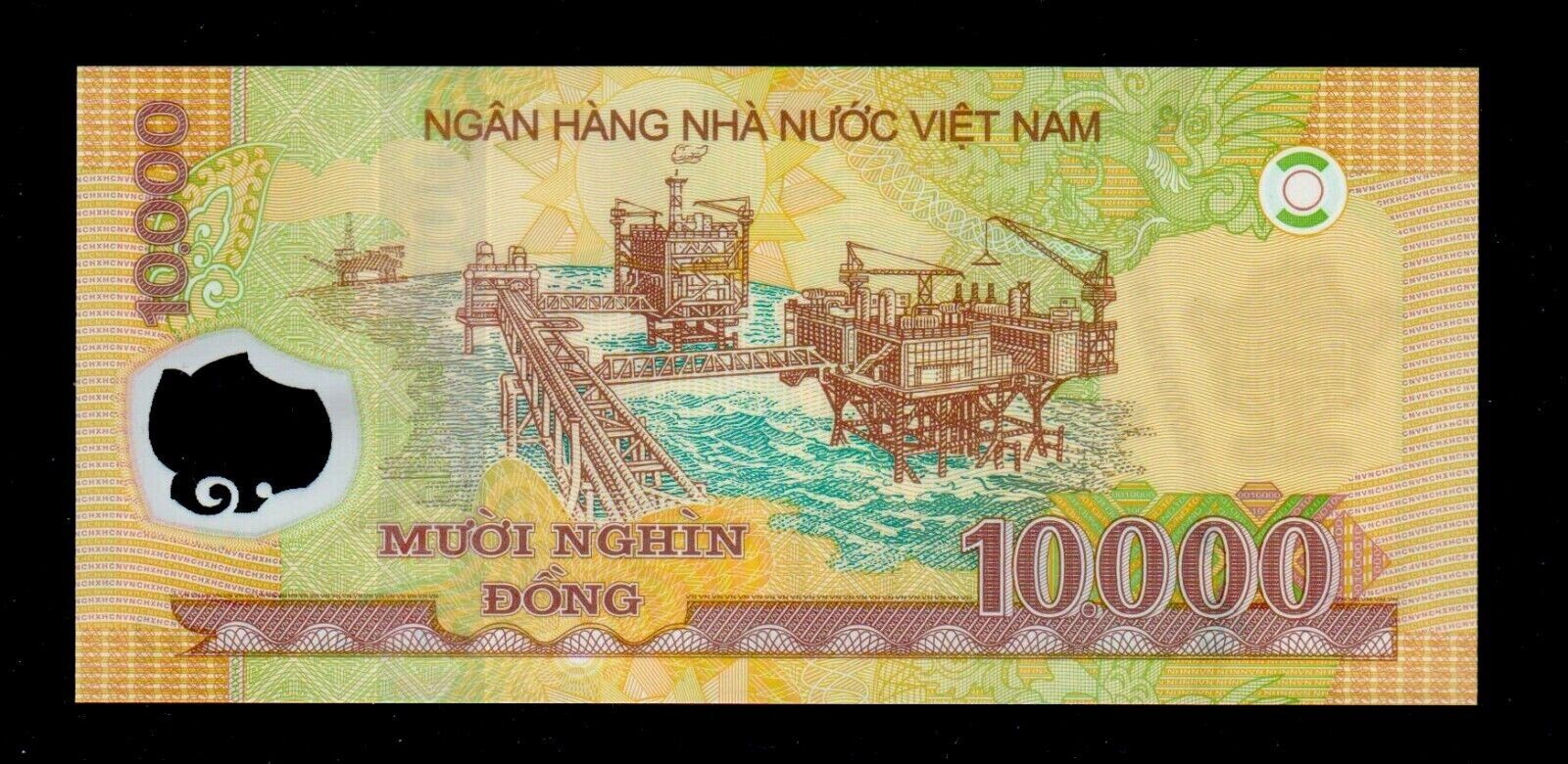 2017 VIETNAM 10000 (10,000) Dong P-119, Polymer, GEM UNC Free Shipping (B562)