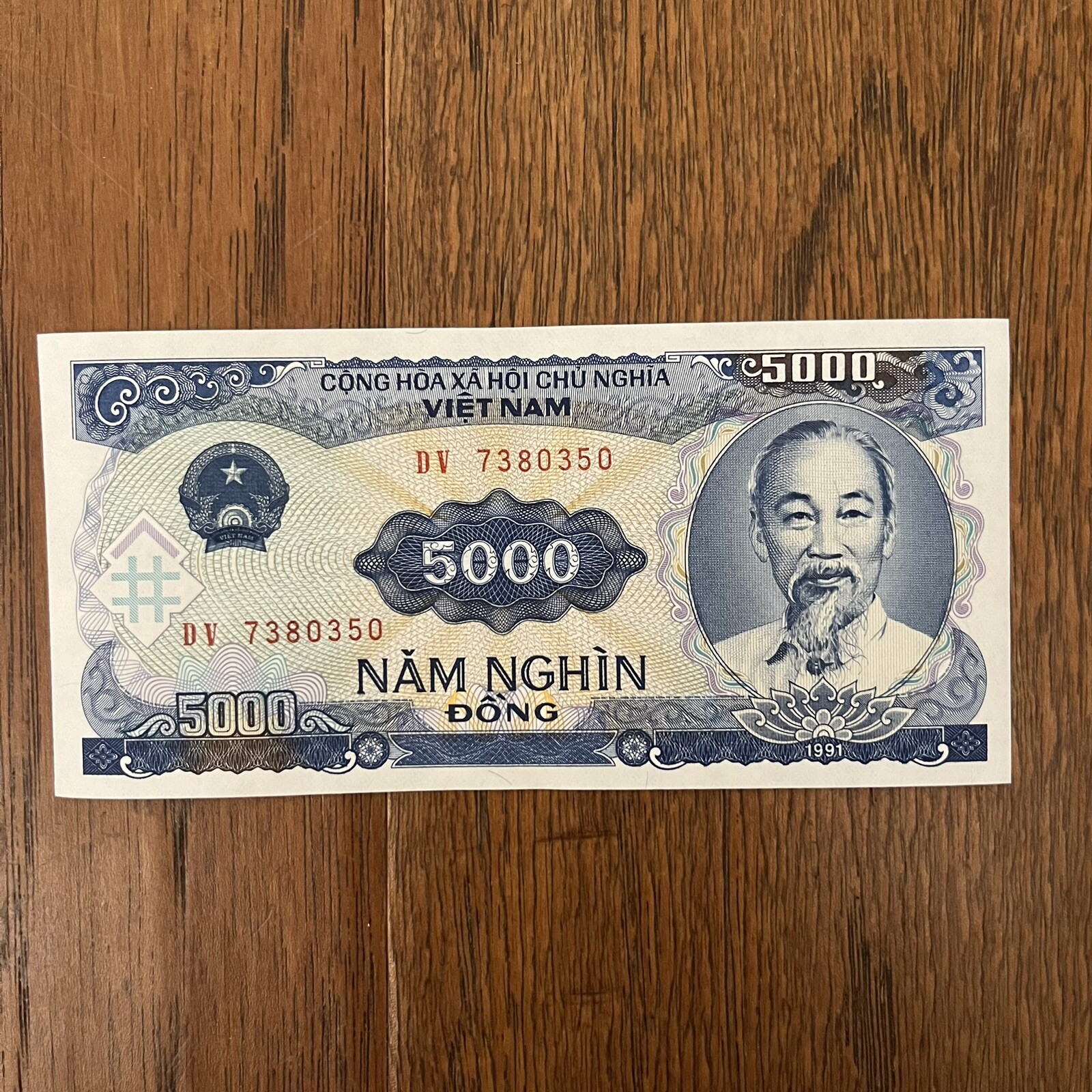VIETNAM (Vietnamese) 5000 (5,000) DONG 1991 P 108 UNC X 10 PCS Ho Chi Minh