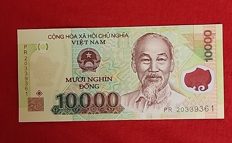 Vietnam Dong 10000 UNC Polymer Vietnam Bank 2020 Free Shipping