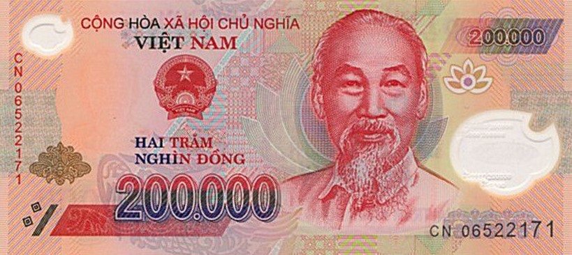 200000 Vietnamese Dong Uncirculated Bank Note for Collectors MINT USA Fast Ship