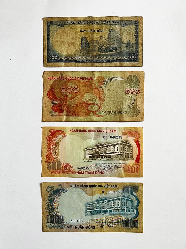 South Vietnam DONG banknote 1972 Vietnamese Currency – pre communist gov L4