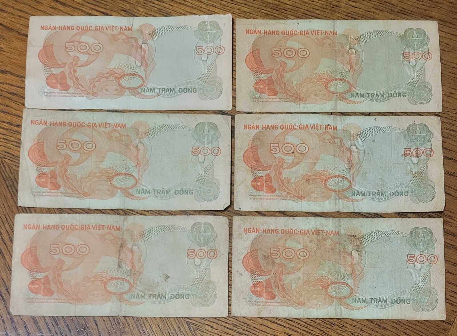 Vintage Banknote lot from South Vietnam, see pictures.