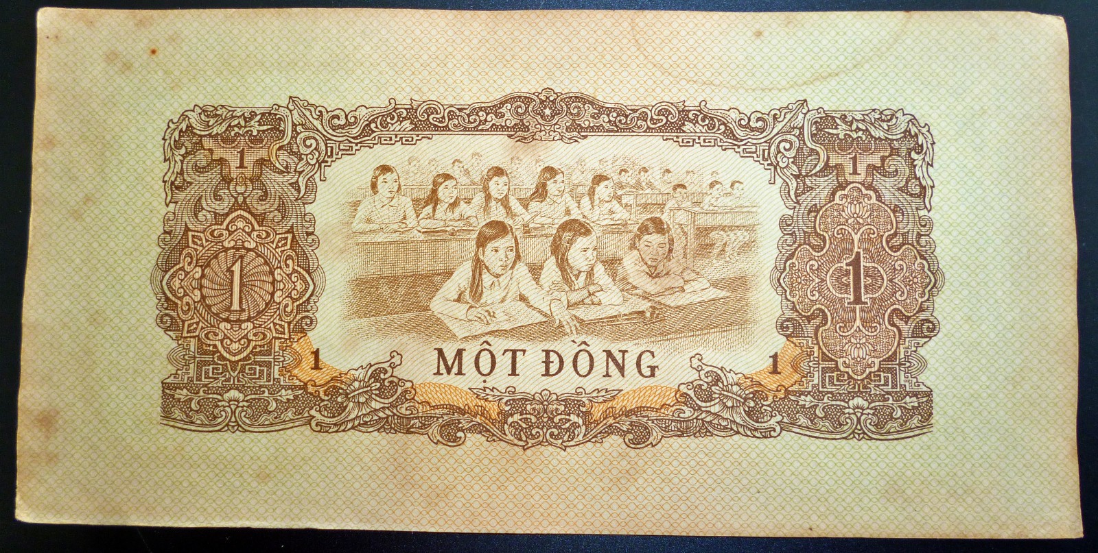 1 DONG NOTE – Viet Cong – US CAPTURED 1970 CAMBODIA INVASION – VIETNAM WAR, C111