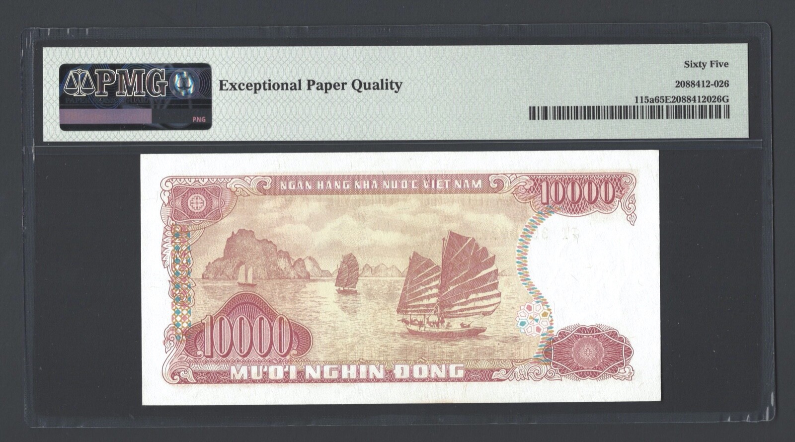 Viet Nam 10000 Dong 1993 P115a Uncirculated Grade 65