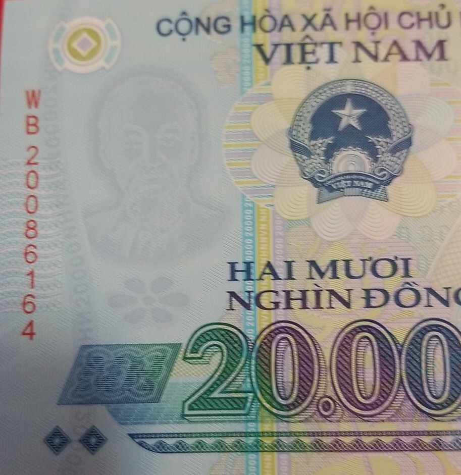 Lot 10 VIETNAM Polymer Plastic Banknote 20000 Dong UNC