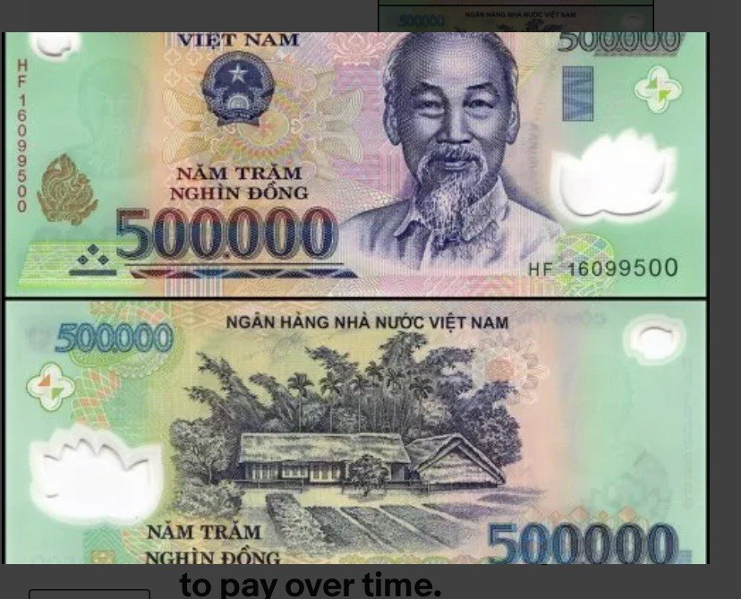 VIET NAM VIETNAM 500000 Dong 2020 P 124 BU Polymer UNC Collectible