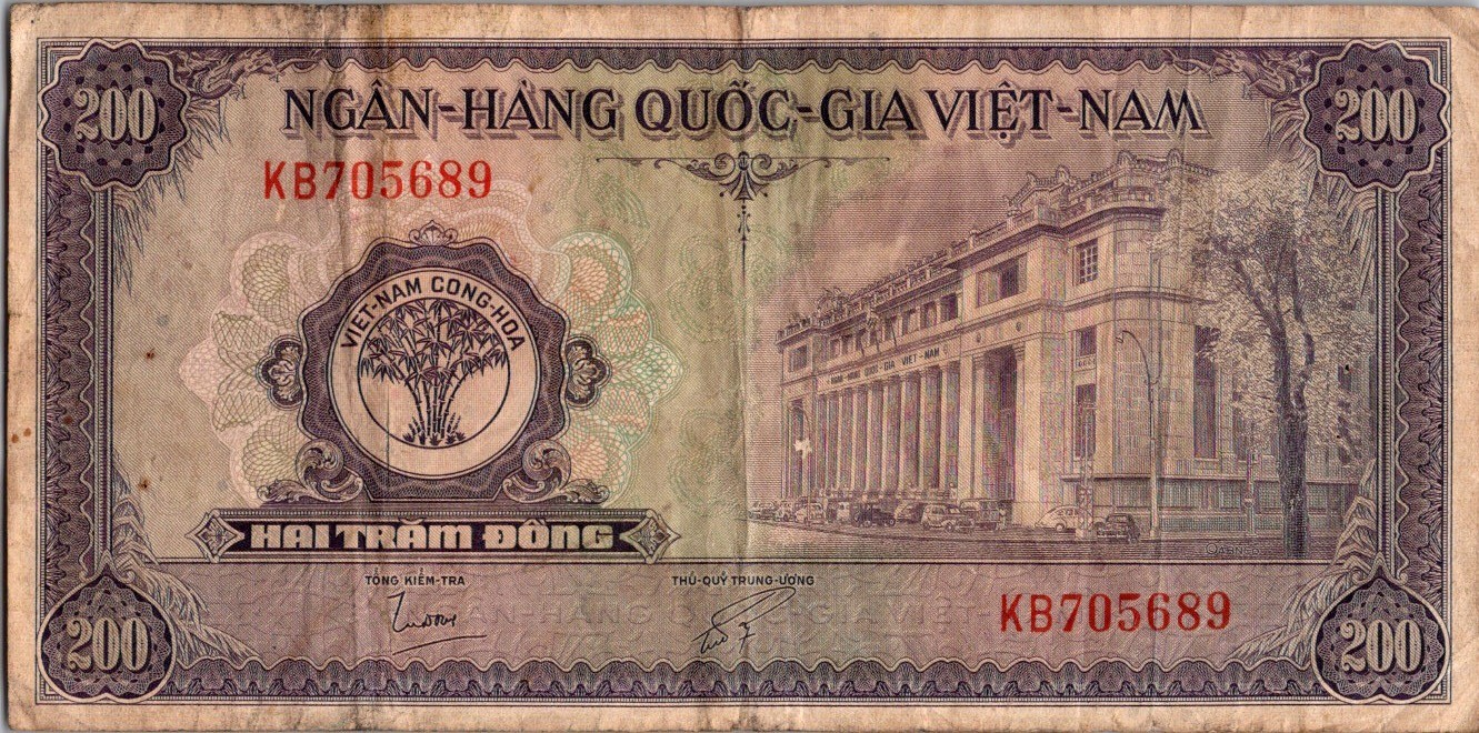 World Paper Money Banknote – Vietnam 200 Dong