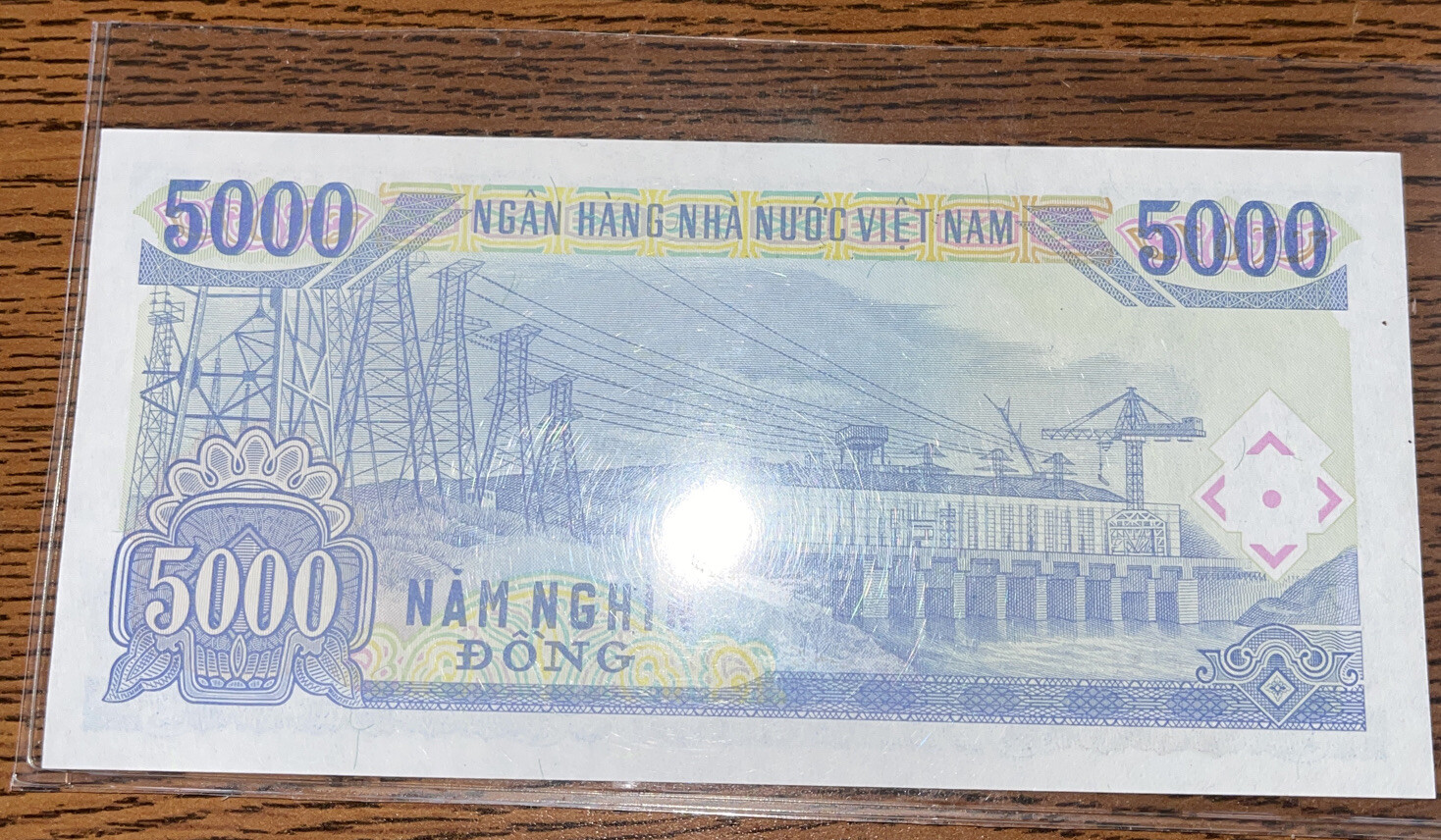 Vietnam 5000 Dong, 1991, Binary UNC Cool Seri 1888818