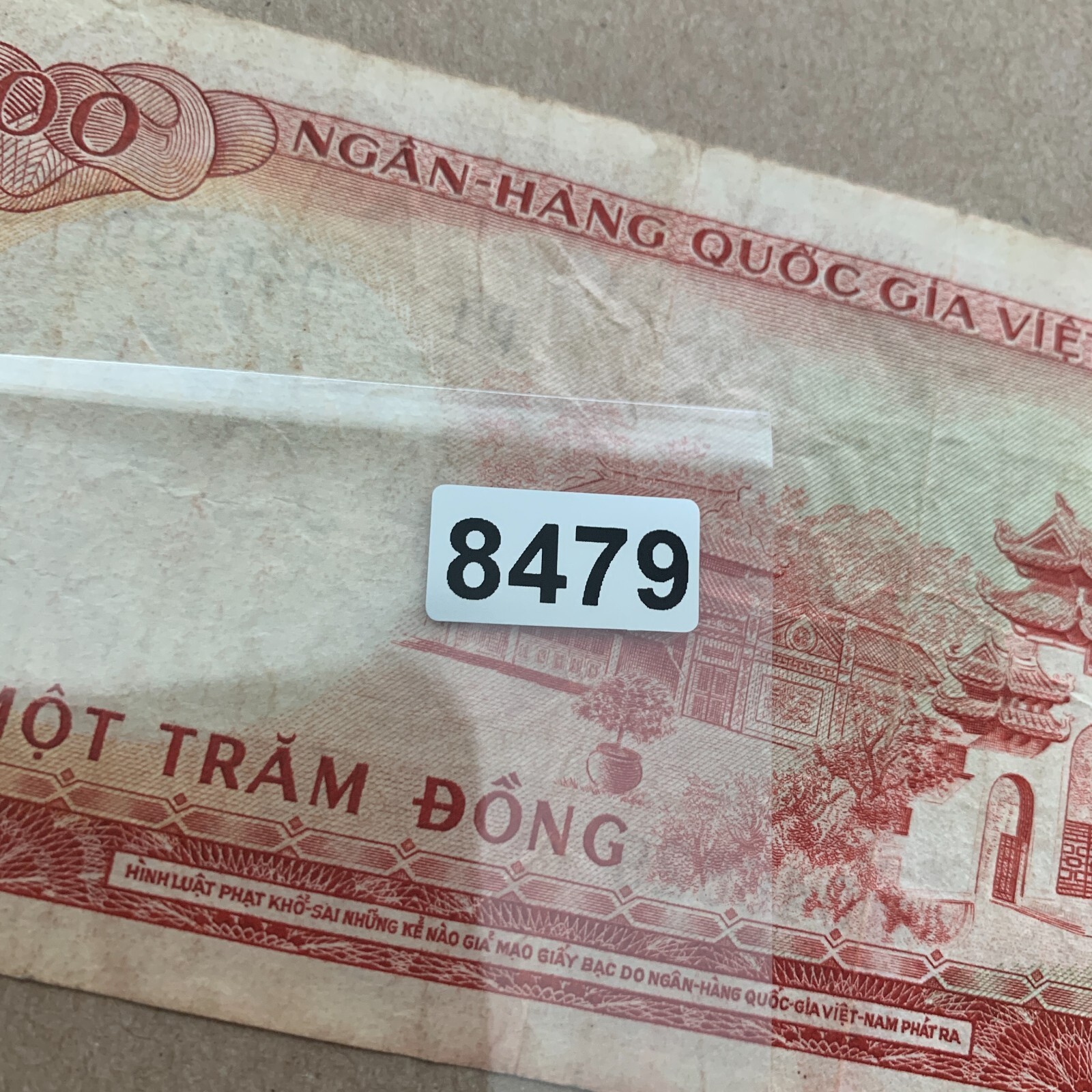 South Viet Nam (1966) 100 Dong ‘Demon Head’ Watermark Banknote Vietnam Currency