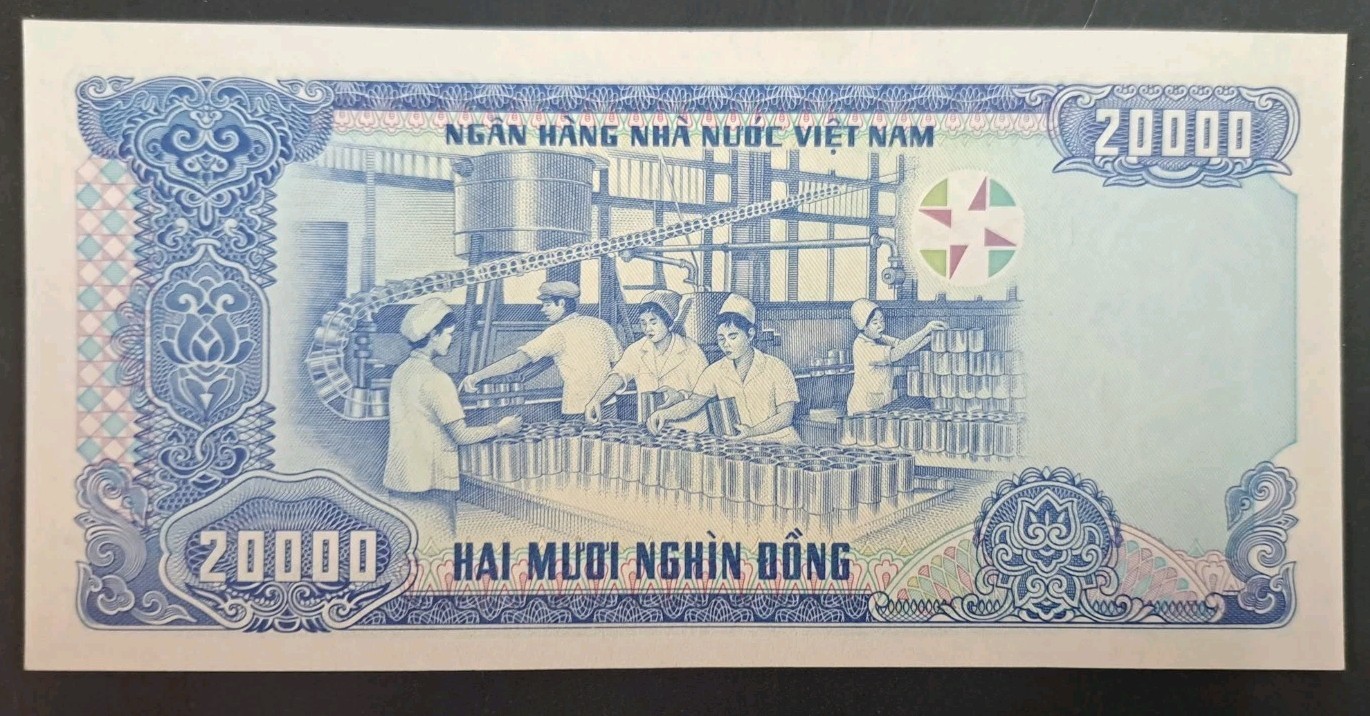1991 Vietnam 20,000 Ðông P110a, JZ3423945.