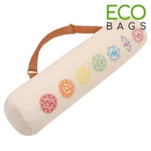 Large Yoga Mat Tote Bag with Side Pocket